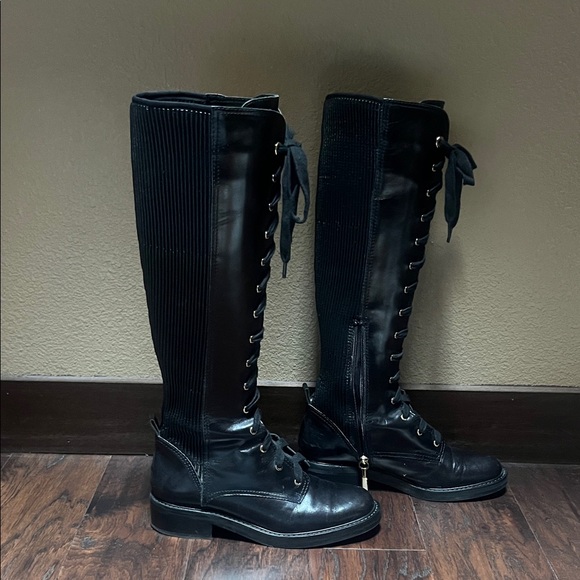 Louise et Cie Black Lace-Up Tall Boots - Picture 2 of 3